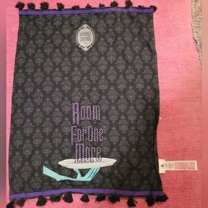 Disney Parks Haunted Mansion Embroided Hand Towel ROOM FOR ONE MORE